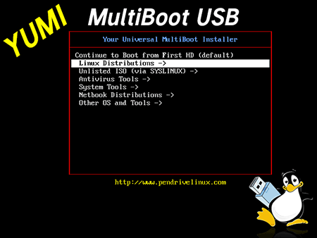 YUMI - Multiboot Boot Menu